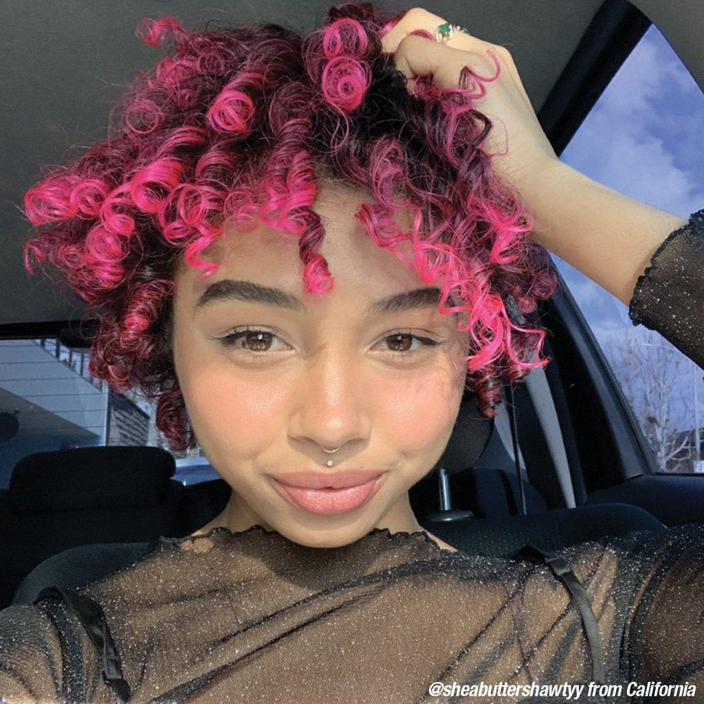 Hot Hot™ Pink - Classic High Voltage® - Tish & Snooky's Manic Panic, cool toned pink, cool pink, medium pink, hot pink, neon pink, UV pink, pink, semi permanent hair color, hair dye, @sheabuttershawtyy